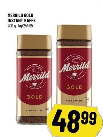 Løvbjerg Merrild gold instant kaffe tilbud