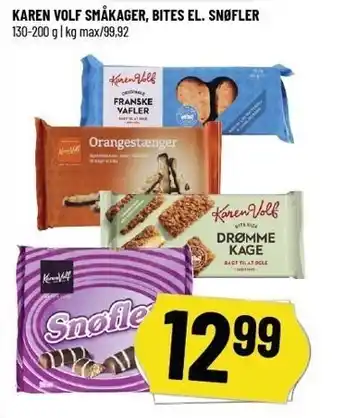 Løvbjerg Karen Volf småkager, bites el. snøfler tilbud