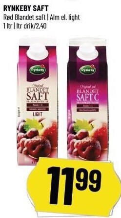 Løvbjerg Rynkeby saft tilbud