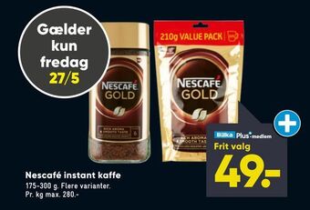 Bilka Nescafé instant kaffe tilbud