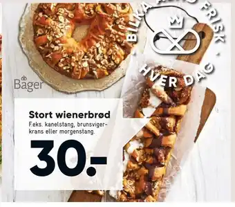 Bilka Stort wienerbrød tilbud