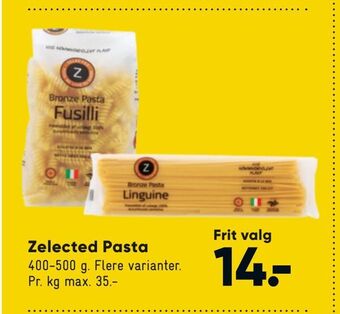Bilka Zelected Pasta tilbud