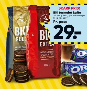 Bilka BKI formalet kaffe tilbud