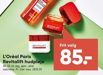 Bilka L'Oréal Paris Revitalift hudpleje tilbud