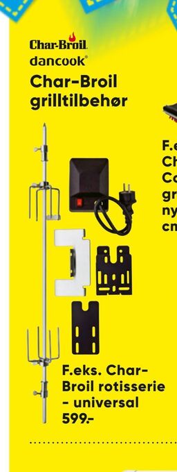 Bilka Char- Broil rotisserie - universal tilbud