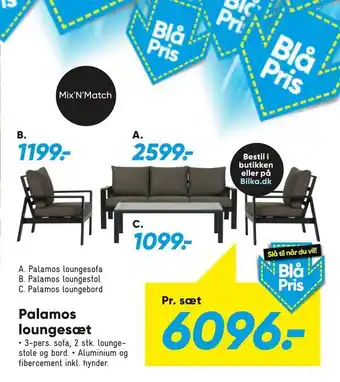 Bilka Palamos loungesæt tilbud
