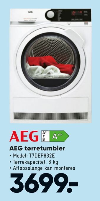 Bilka AEG tørretumbler tilbud