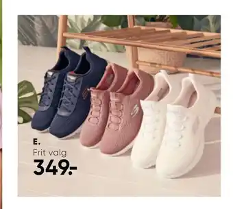 Bilka E. Skechers sko eller slippers tilbud