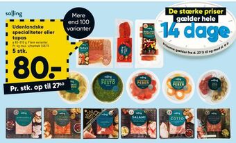 Bilka Udenlandske specialiteter eller tapas tilbud