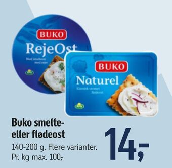 Føtex Buko smelte eller flødeost tilbud