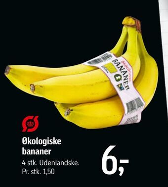 Føtex Økologiske bananer tilbud