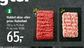 Føtex Hakket okse- eller grise-/kalvekød tilbud