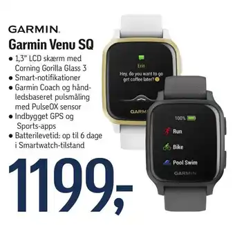 Føtex Garmin Venu SQ tilbud