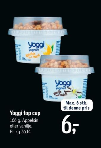 Føtex Yoggi top cup tilbud