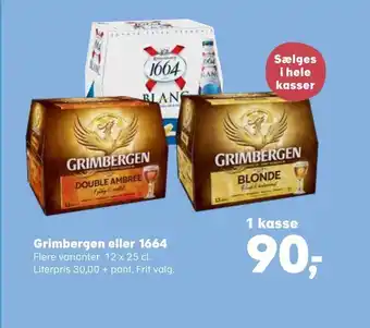 Kvickly Grimbergen eller 1664 tilbud