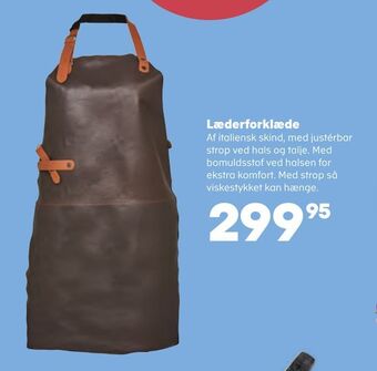 Kvickly Læderforklæde tilbud