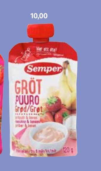 Kvickly Semper ready to go smoothies eller grød tilbud