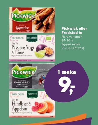 Kvickly Pickwick eller Fredsted te tilbud