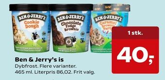 Kvickly Ben & Jerry's is tilbud