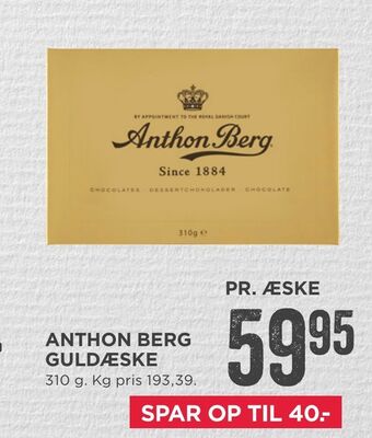 MENY Anthon berg guldæske tilbud
