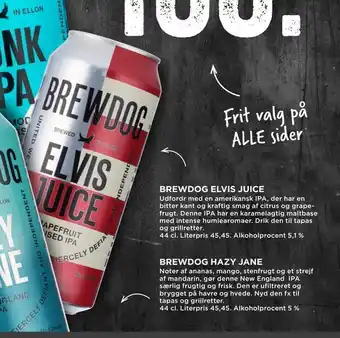 MENY Brewdog elvis juice tilbud