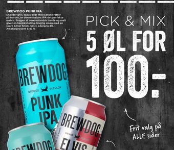 MENY Brewdog punk ipa tilbud
