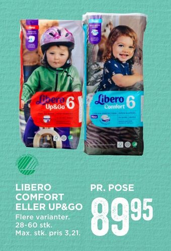 MENY Libero comfort eller up&go tilbud