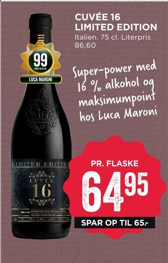 Cuvée 16 limited edition