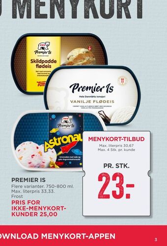 MENY Premier is tilbud