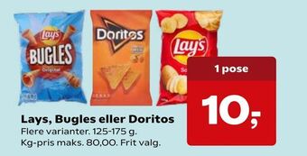 SuperBrugsen Lays, Bugles eller Doritos tilbud