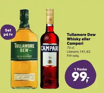 SuperBrugsen Tullamore Dew Whisky eller Campari tilbud