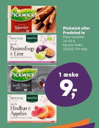 SuperBrugsen Pickwick eller Fredsted te tilbud