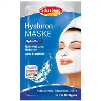 Schaebens Ansigtsmaske Hyaluron 2 x 15