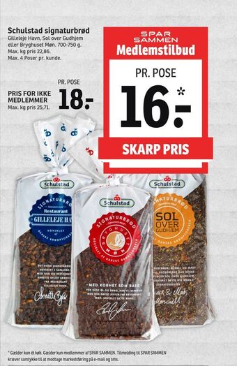 SPAR Schulstad signaturbrød tilbud