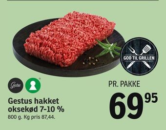 SPAR Gestus hakket oksekød 7-10 % tilbud