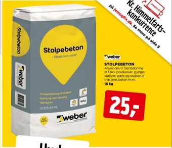 jem & fix Weber stolpebeton tilbud