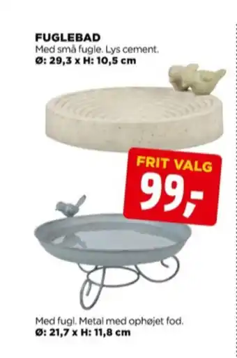 jem & fix Scan-pot fuglebad tilbud