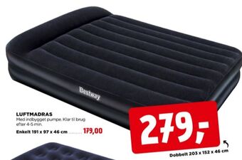 jem & fix Bestway luftmadras tilbud