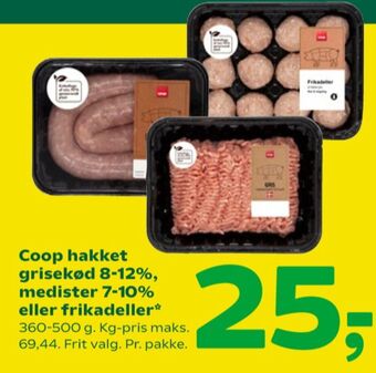 Coop 365 Coop hakket grisekød tilbud