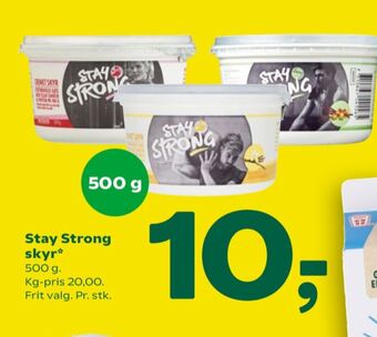 Coop 365 Stay strong skyr vanilje tilbud