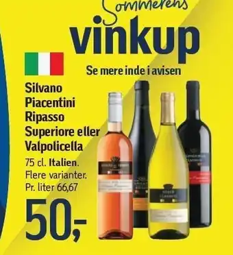 Føtex Silvano Piacentini Ripasso Superiore el. Valpolicella tilbud