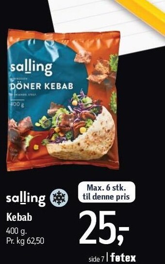 Føtex Kebab tilbud