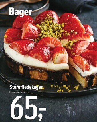 Føtex Store flødekager tilbud