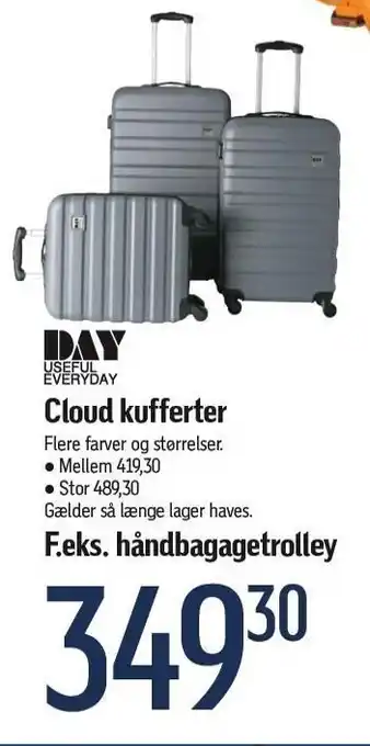 Føtex Cloud kufferter tilbud