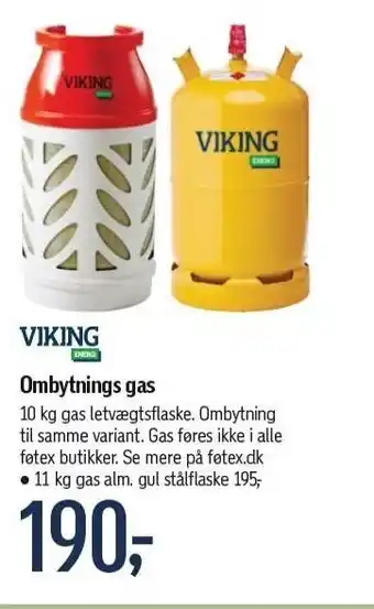 Føtex Ombytning gas tilbud