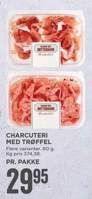 MENY Charcuteri med trøffel tilbud