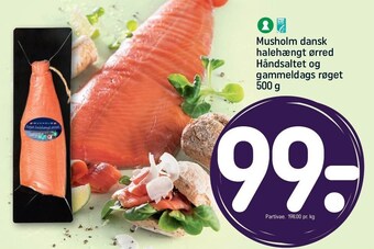 REMA 1000 Musholm dansk halehængt ørred tilbud