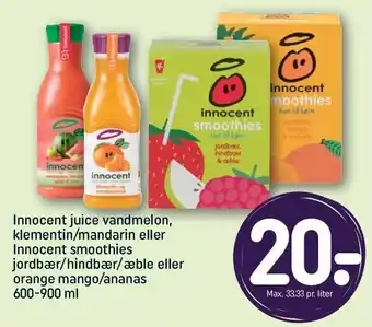 REMA 1000 Innocent juice tilbud