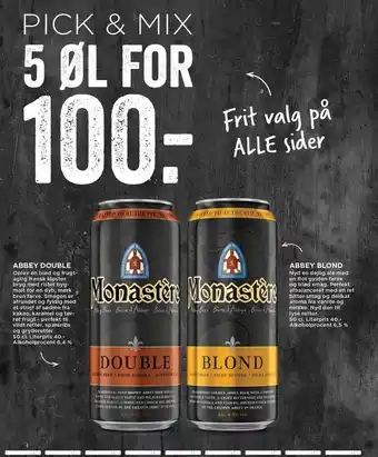 Pick & Mix 5 stk. - Abbey double el. Abbey blond