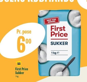 Min Købmand First Price sukker tilbud